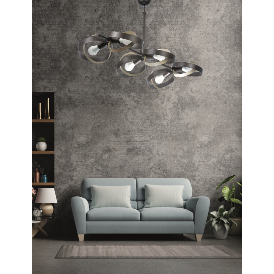 Μοντέρνο πολύφωτο ράγα