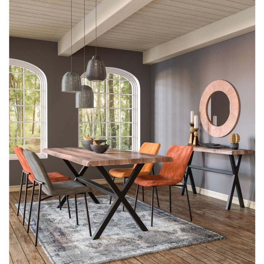 BRICK ΚΟΝΣΟΛΑ ΚΑΡΥΔΙ ΜΑΥΡΟ 120x40xΗ75cm