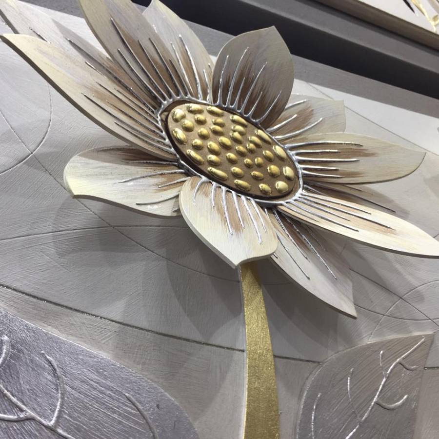 10PD62 - Πίνακας 3D λουλούδια