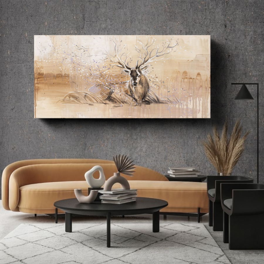 LP06 - Πίνακας ελάφι στη φύση