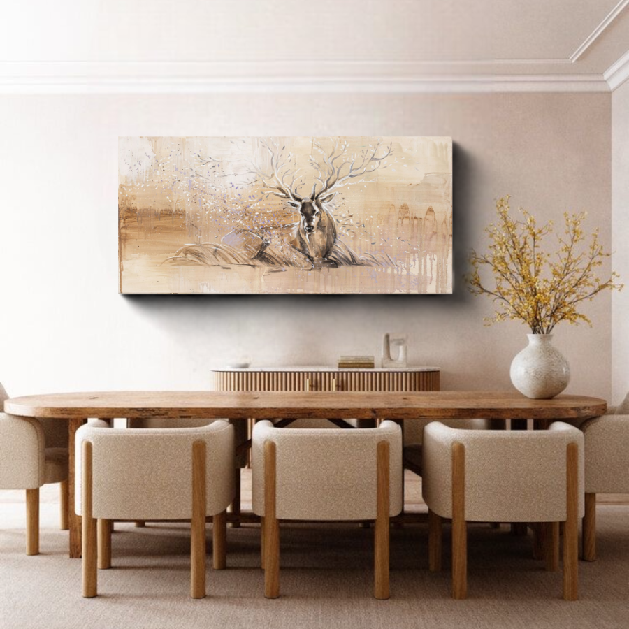 LP06 - Πίνακας ελάφι στη φύση