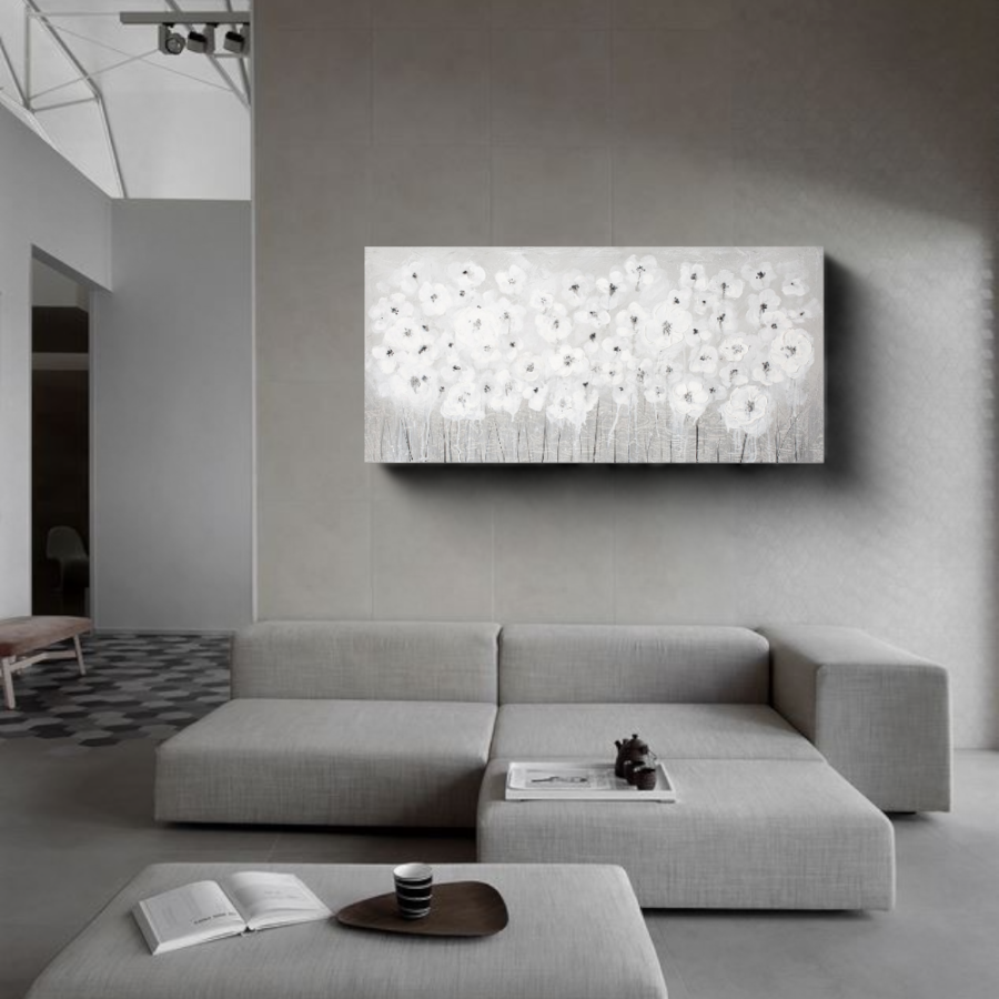 LP20 - Πίνακας λευκά άνθη