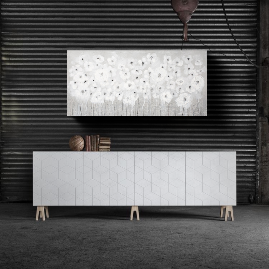 LP20 - Πίνακας λευκά άνθη