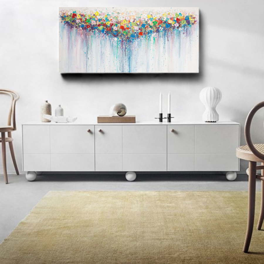 LP22 - Πίνακας πολύχρωμα άνθη