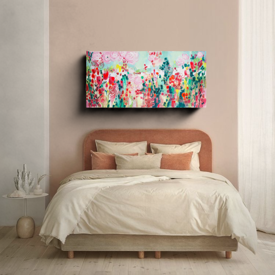 LP23 - Πίνακας λουλούδια και χρώματα