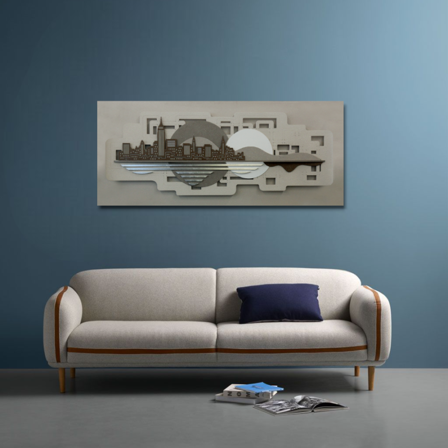 D3004PD - Πίνακας 3D πόλη