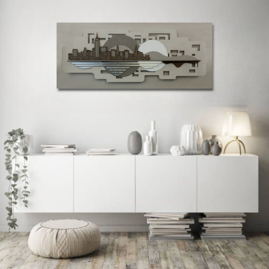 D3004PD - Πίνακας 3D πόλη