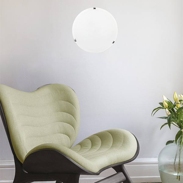 ΠΛΑΦΟΝΙΕΡΑ ΤΟΙΧΟΥ ERIS Φ40 2ΧΕ27 ΛΕΥΚΟ/ ΝΙΚΕΛ