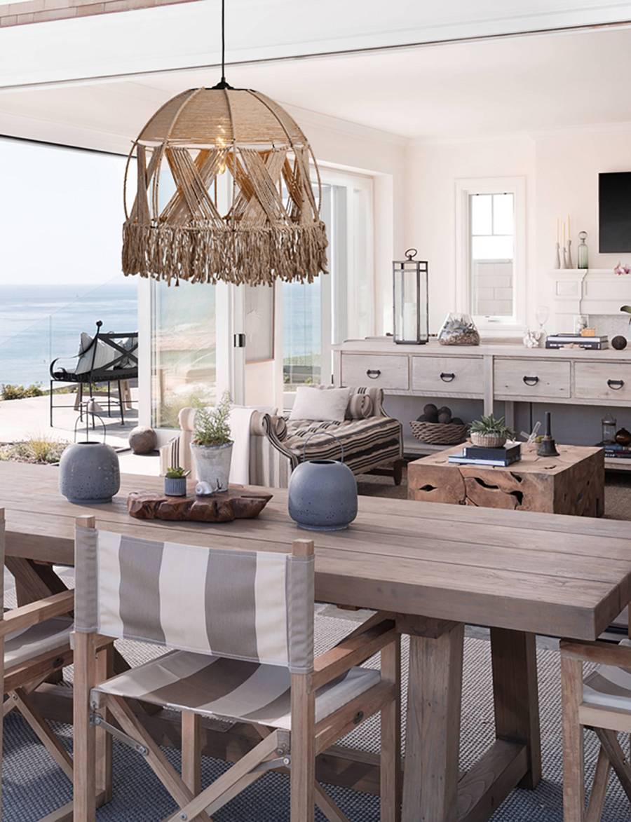 Φωτιστικό μονόφωτο  σχοινί natural Ε27 Φ40