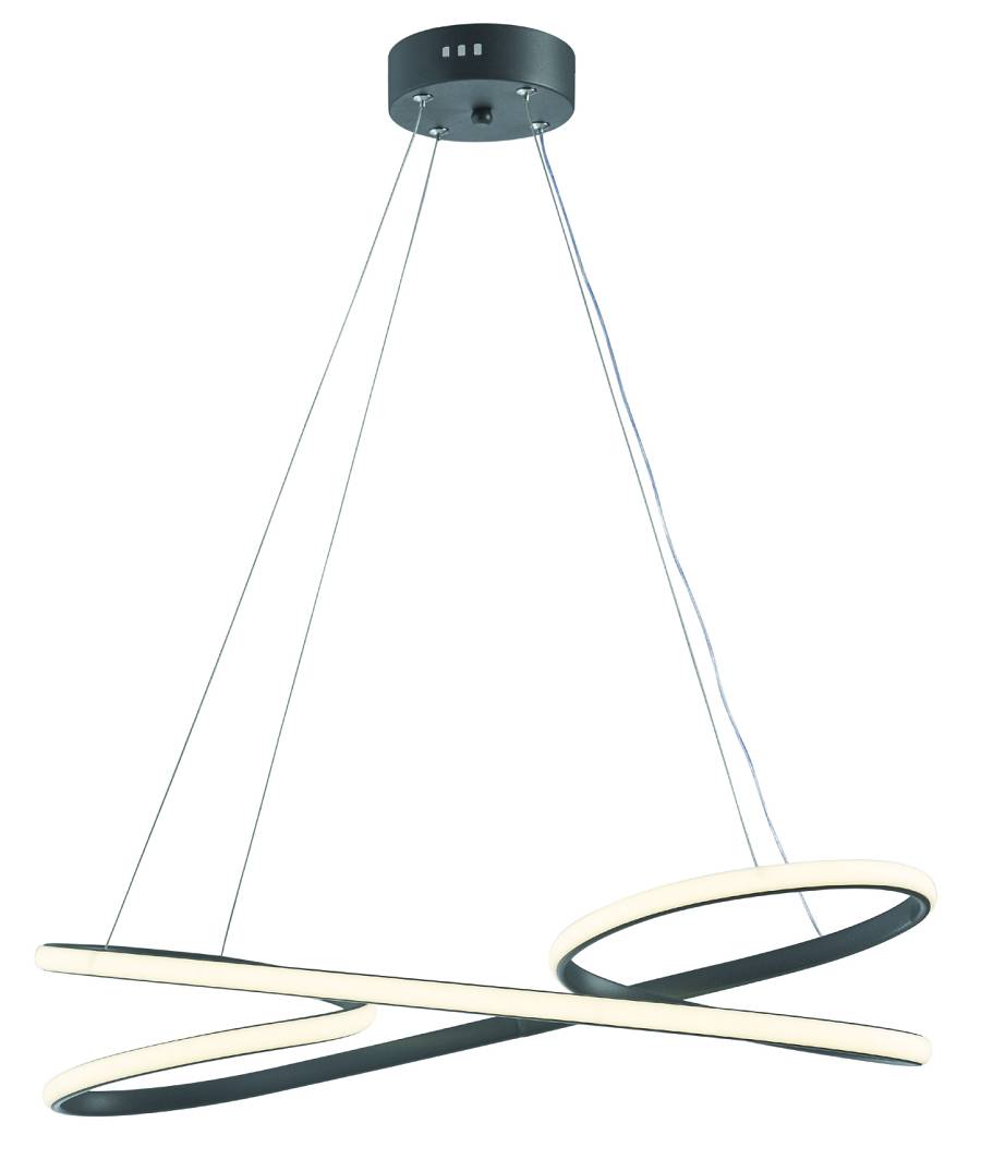 Φωτιστικό Πολύφωτο led γραφίτης 4000Κ 42w