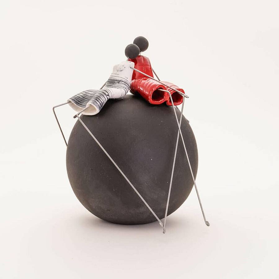 Ζευγάρι σε σφαίρα μεγάλη