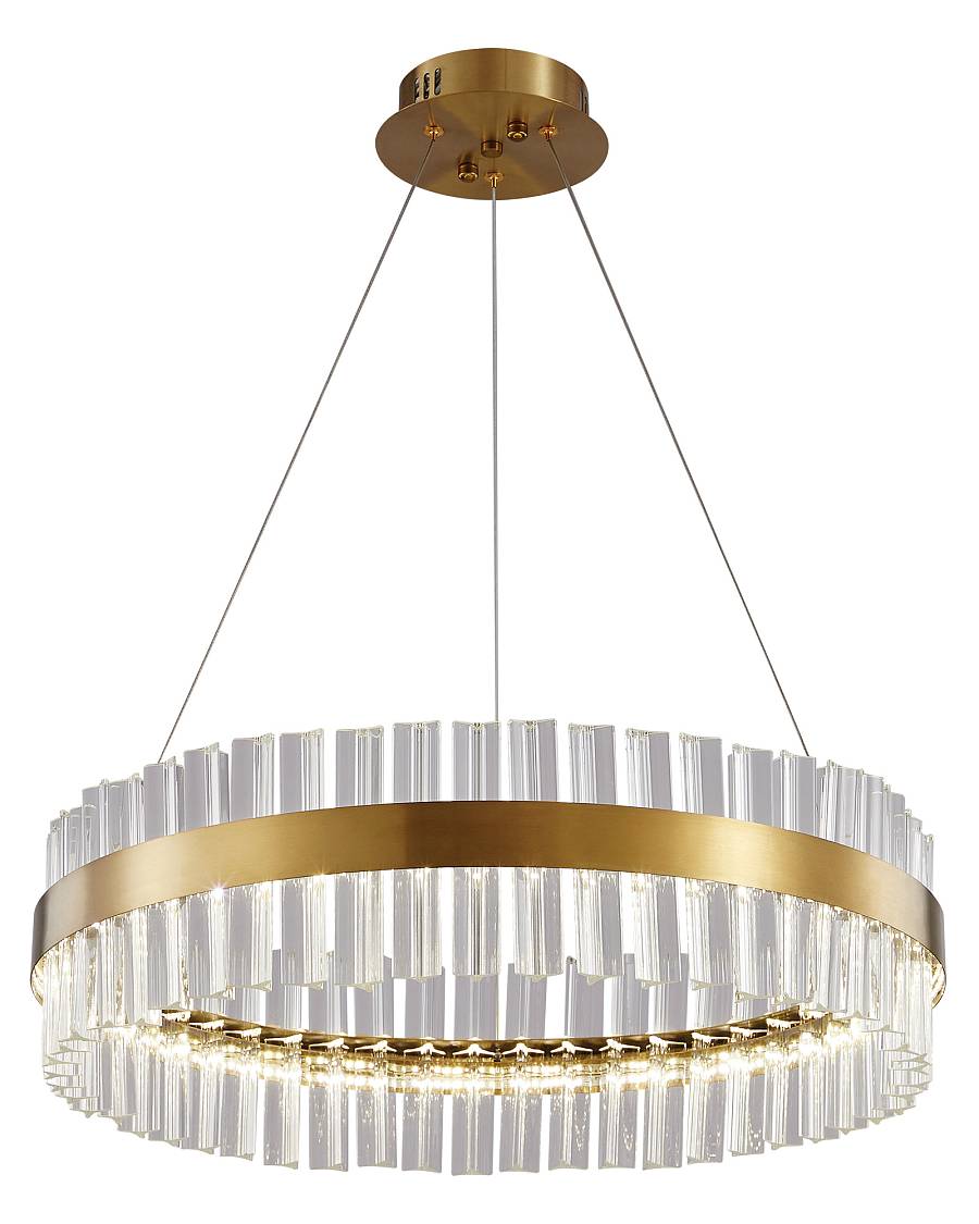 PDC 707-60 LED ΣΤΡΟΓΓΥΛΟ Φ60 ΜΕ ΚΡΥΣΤΑΛΛΑ