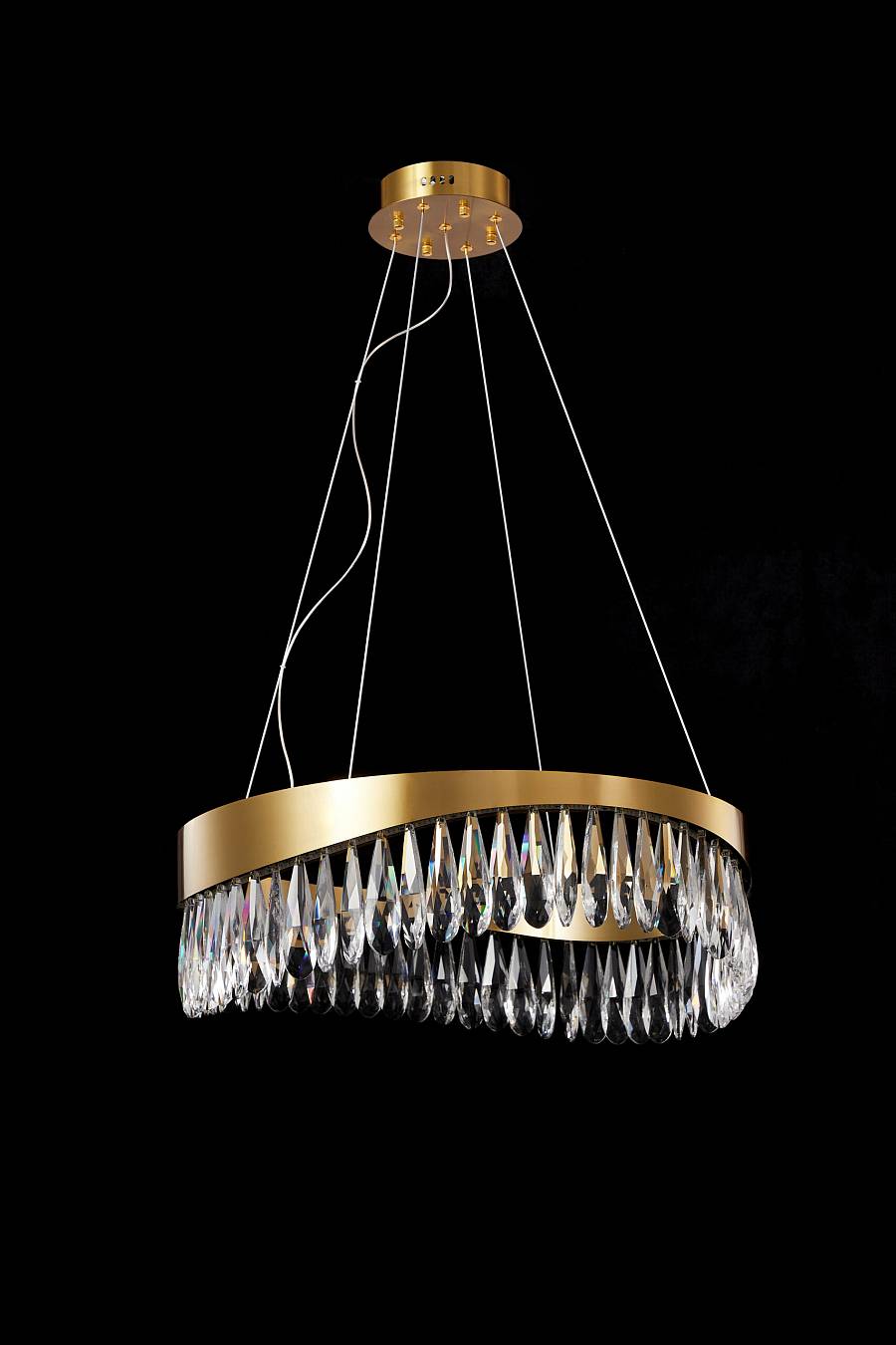 PDC 708-60 ΚΡΕΜ. LED ΟΞ.  ΚΥΜΑ ΜΕ ΚΡΥΣΤΑΛΛΑ