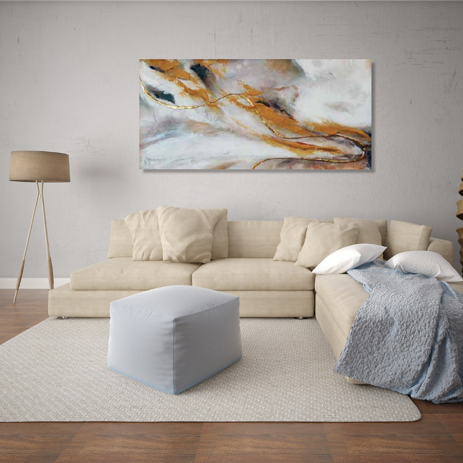 HM0028 - Πίνακας χρυσές αποχρώσεις