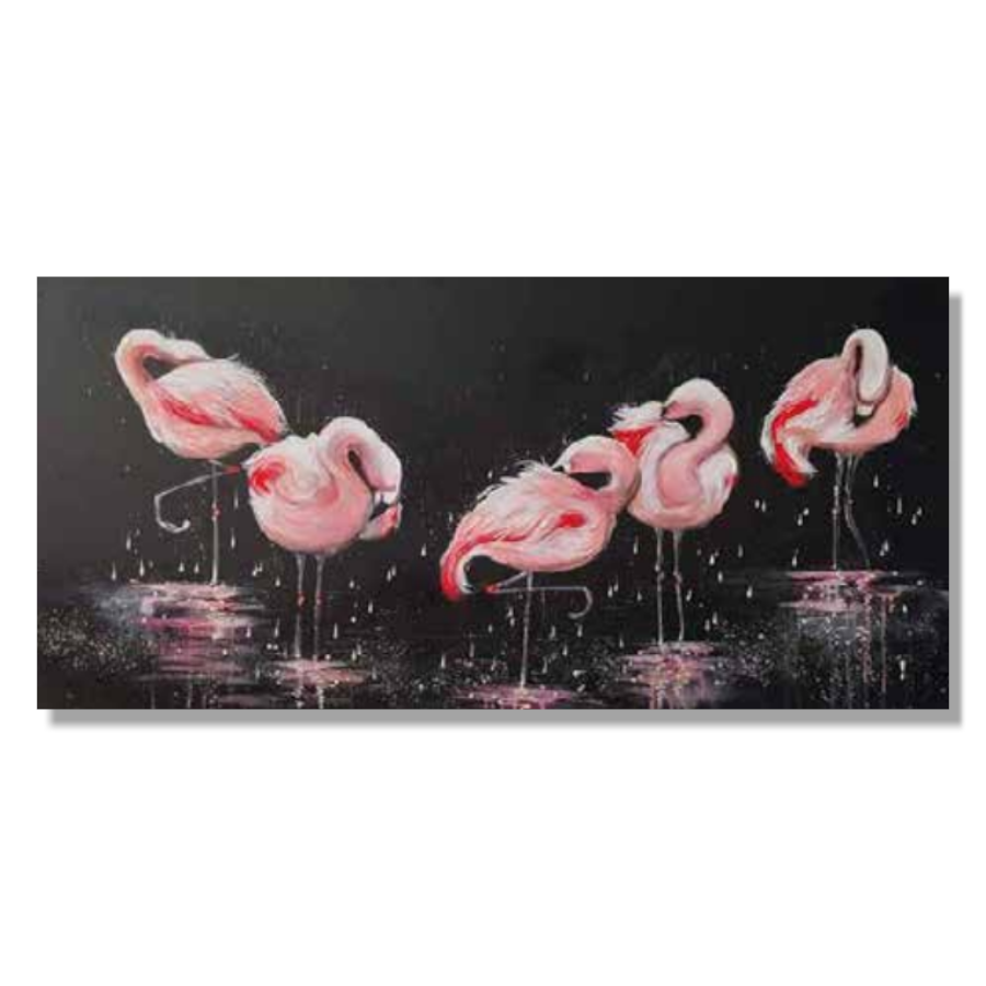HM0273 - Πίνακας φλαμίνγκο