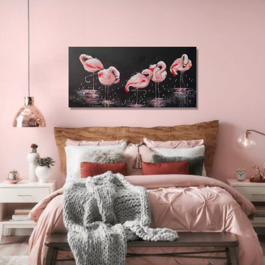 HM0273 - Πίνακας φλαμίνγκο