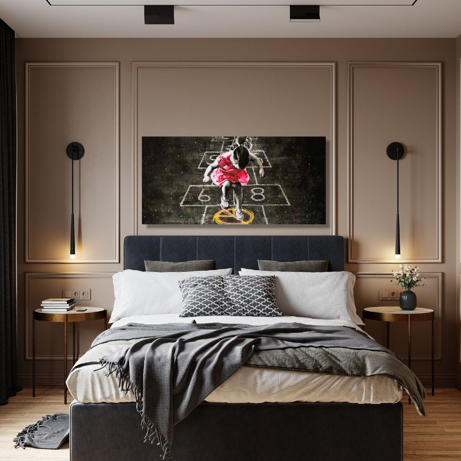 HM0302 - Πίνακας παιδί που παίζει