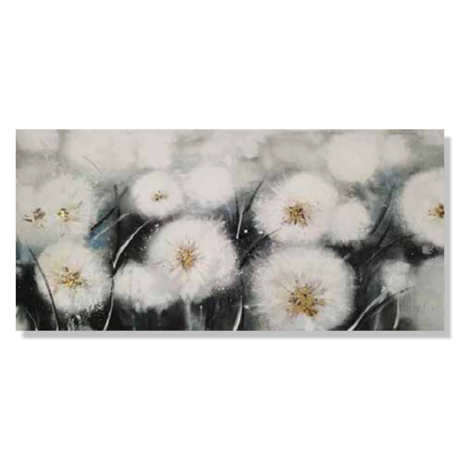 LP30 - Πίνακας λευκά λουλούδια