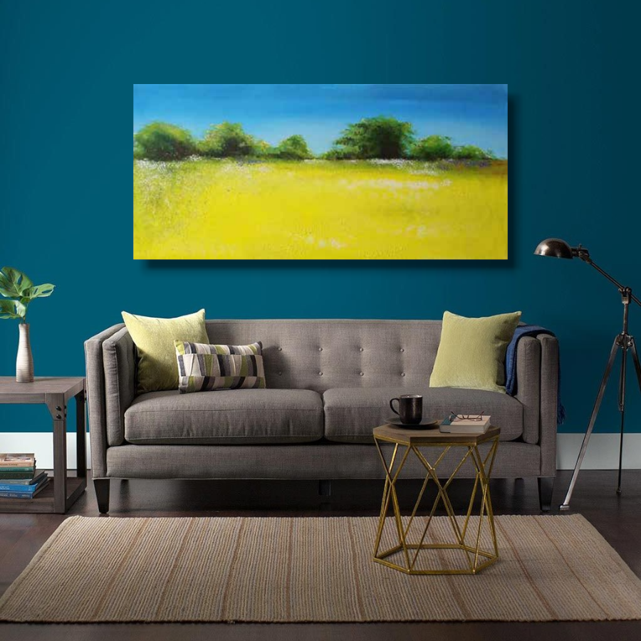 LP37 - Πίνακας κίτρινος αγρός