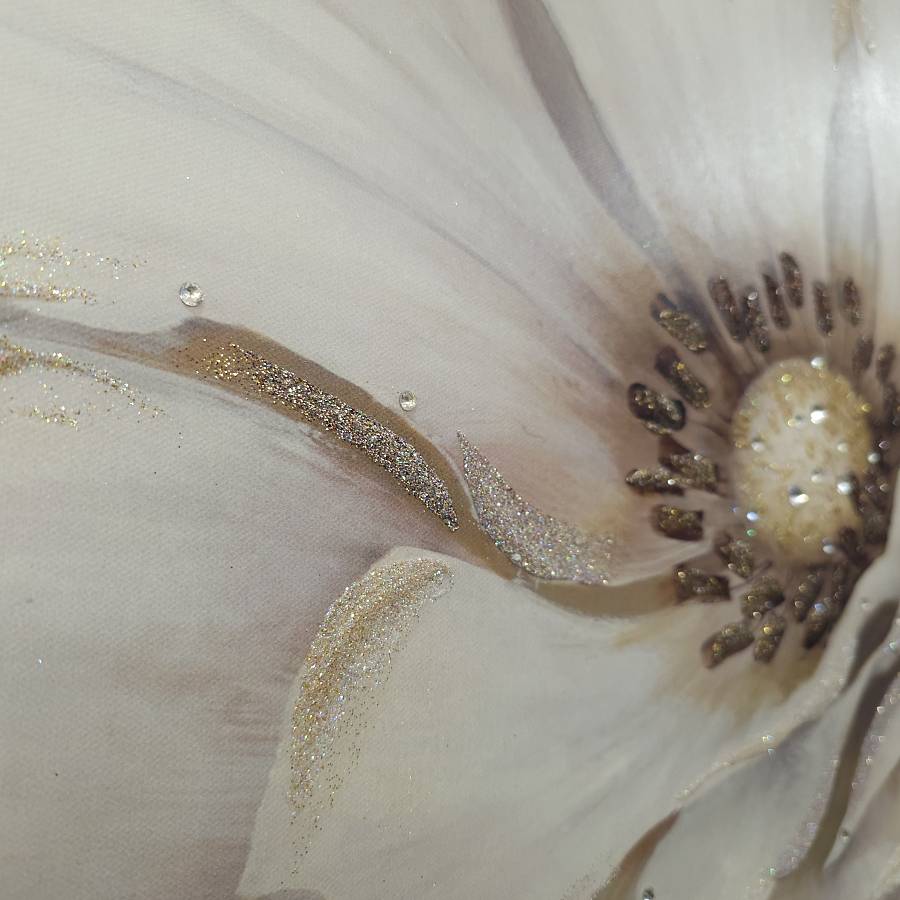 M225 - Πίνακας κομψή εικόνα λευκών λουλουδιών