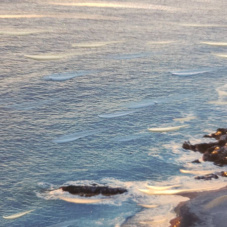 AP0037 - Πίνακας ηλιοβασίλεμα στη θάλασσα