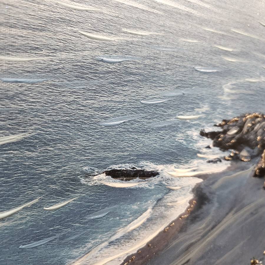 AP0037 - Πίνακας ηλιοβασίλεμα στη θάλασσα