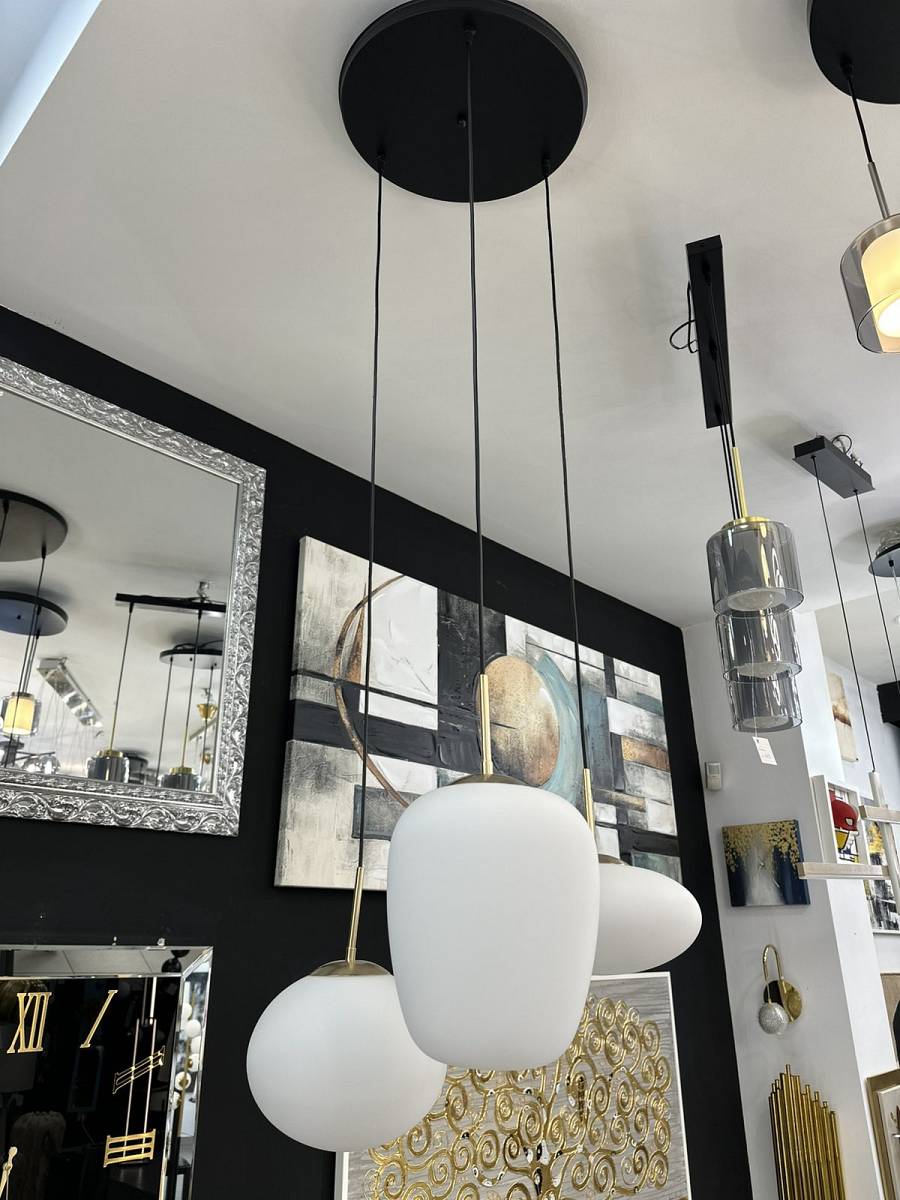 Γυάλινο πολύφωτο