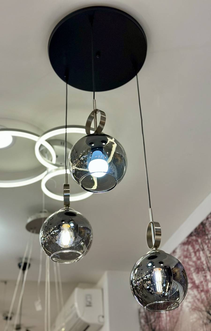 Γυάλινο πολύφωτο