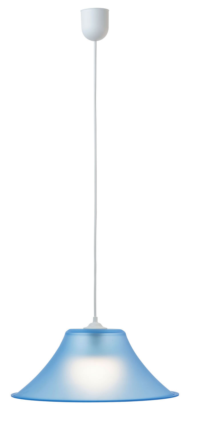 Φωτιστικό μονόφωτο παιδικό plexiglass μπλε Ε27 Φ38