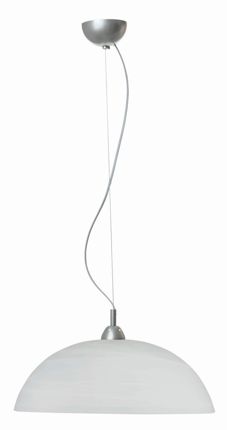 Φωτιστικό μονόφωτο γυαλί λευκό Ε27 Φ40