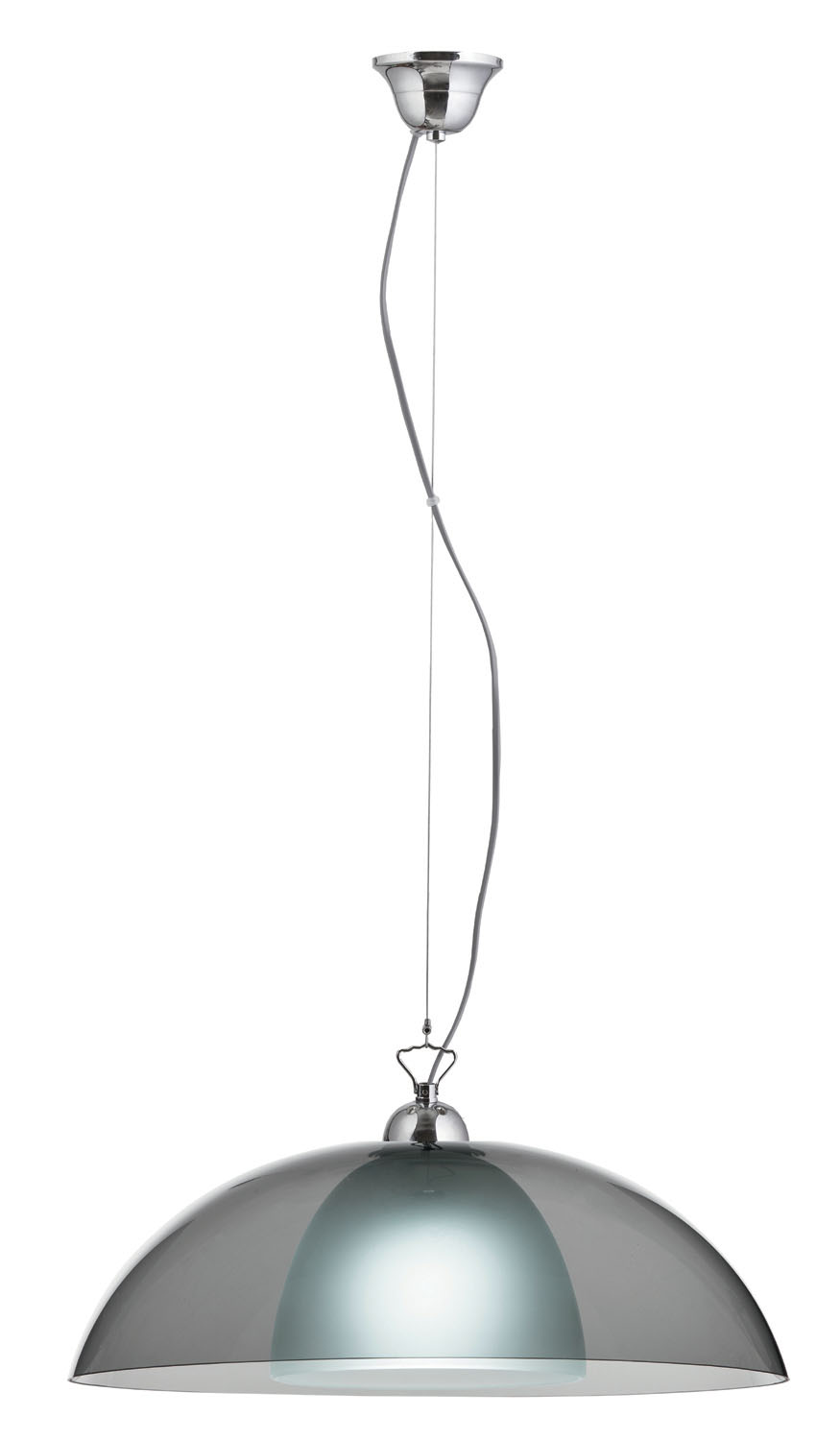 Φωτιστικό μονόφωτο Plexiglass/Γυαλί φιμέ διάφανο  Φ40