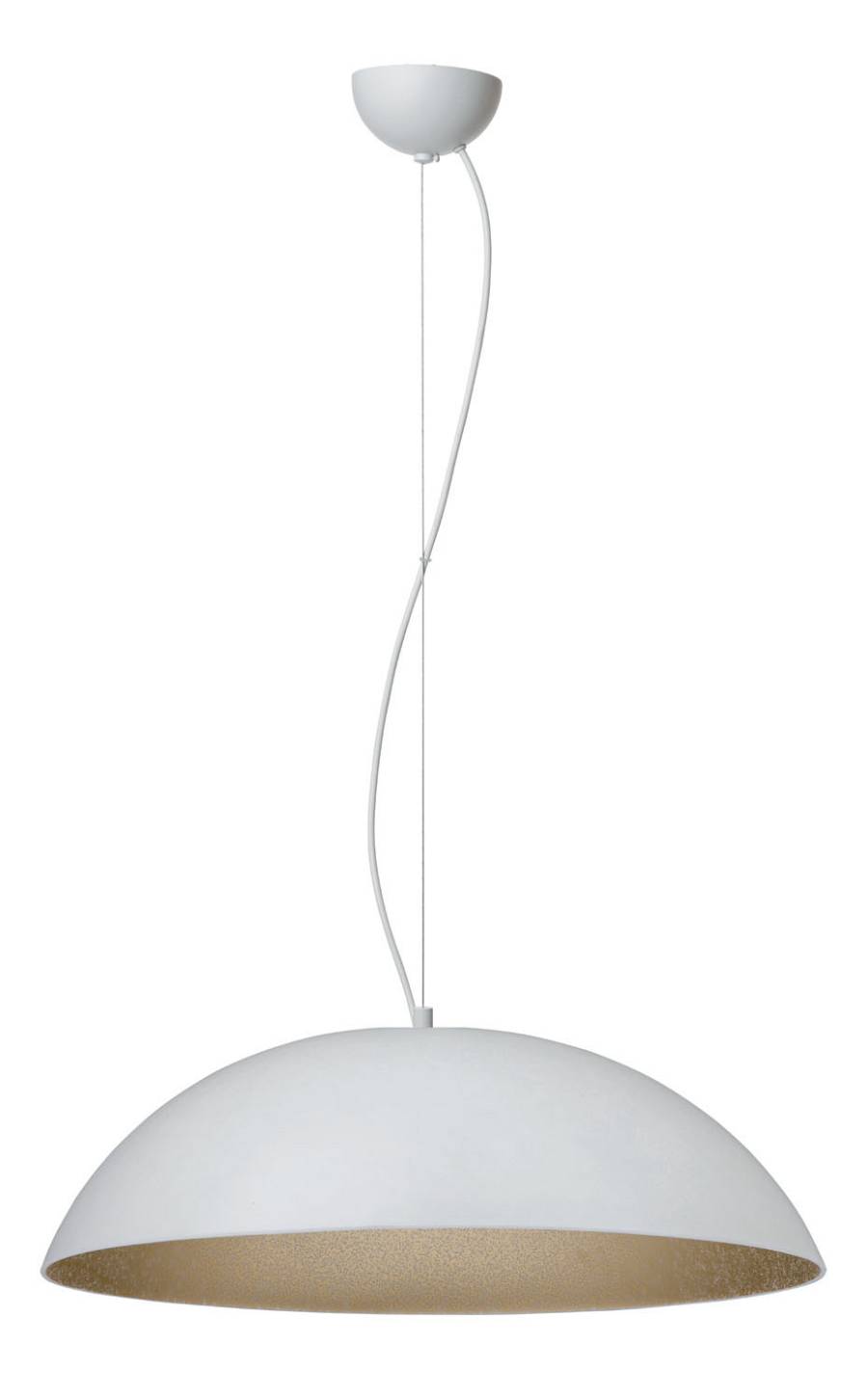 Φωτιστικό μονόφωτο Plexiglass  λευκό/χρυσό  3χΕ27 Φ47