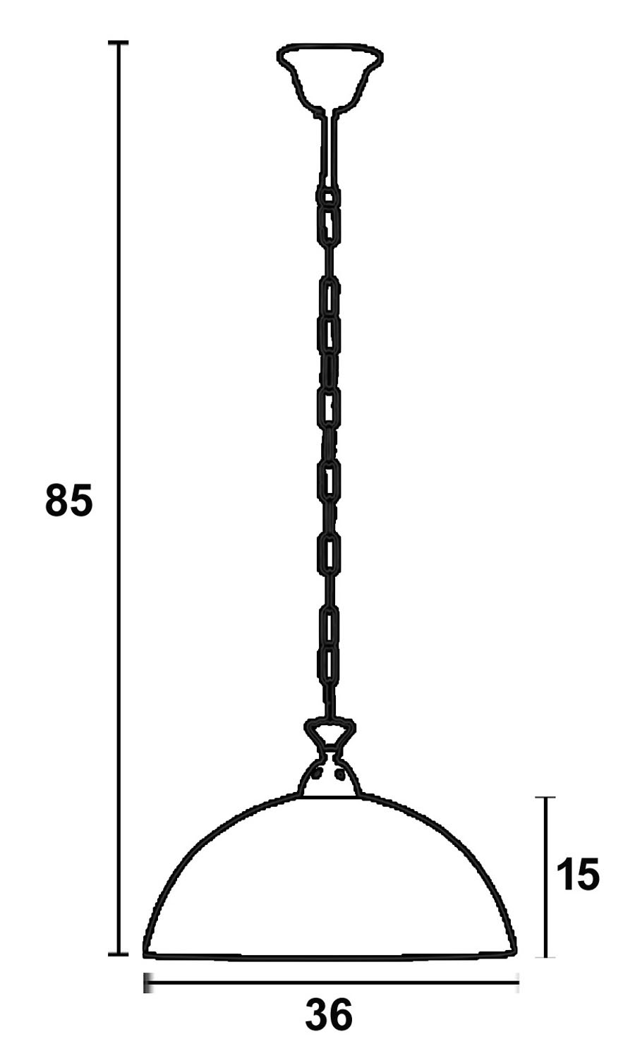 Φωτιστικό μονόφωτο γυαλί λευκό/ασημί Ε27 Φ36