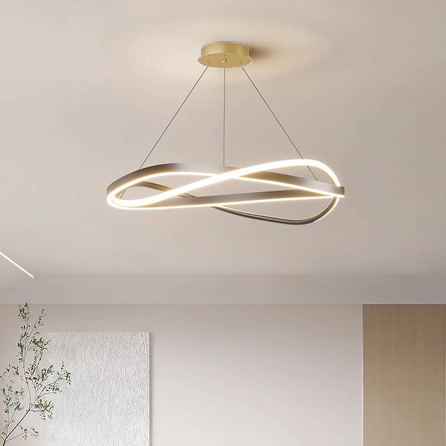 Φωτιστικό led χρυσό 3CCT Dimmable by remote control 50w 4550Lm