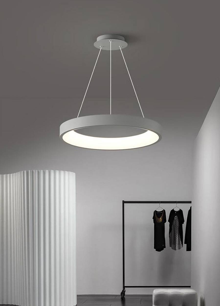 Φωτιστικό led γκρι 3CCT Dimmable by remote control 60w 5450Lm