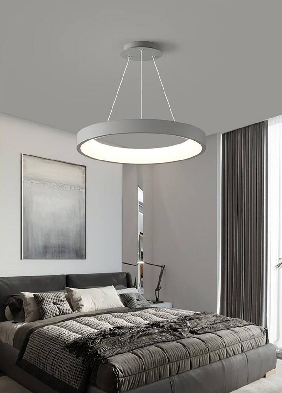 Φωτιστικό led γκρι 3CCT Dimmable by remote control 60w 5450Lm