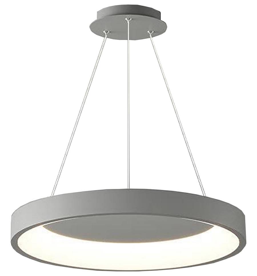 Φωτιστικό led γκρι 3CCT Dimmable by remote control 60w 5450Lm