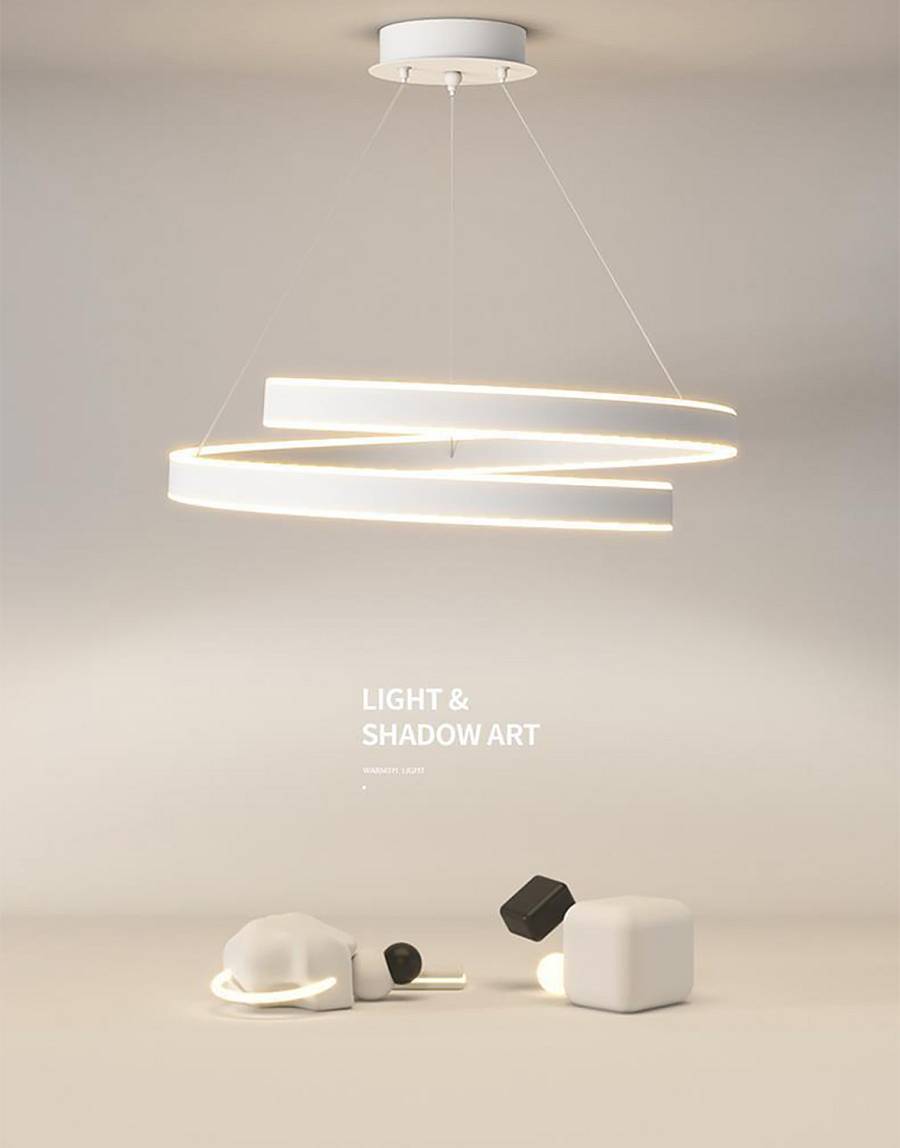 Φωτιστικό led λευκό 3CCT Dimmable by remote control 60w 5450Lm