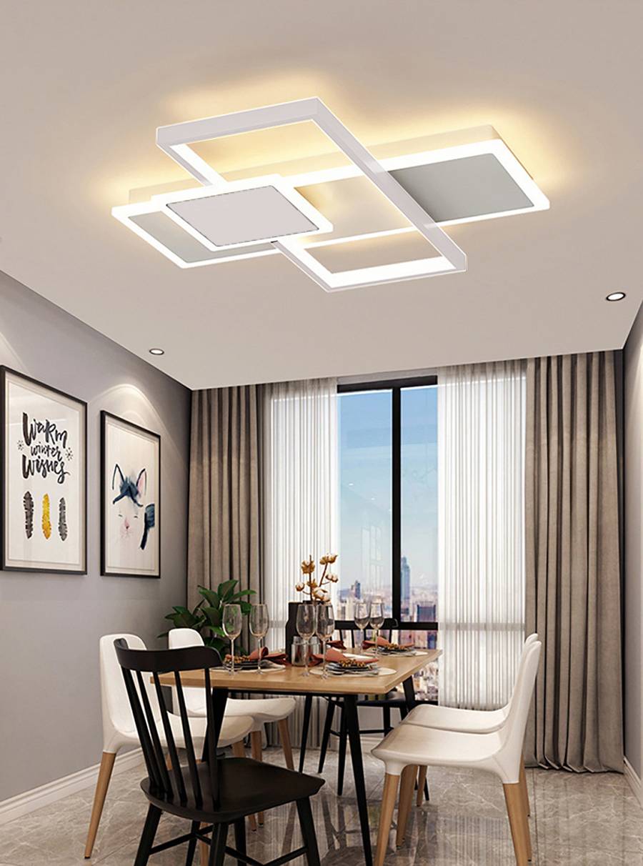 Φωτιστικό οροφής led λευκό 3CCT Dimmable by remote control 48w 4400Lm