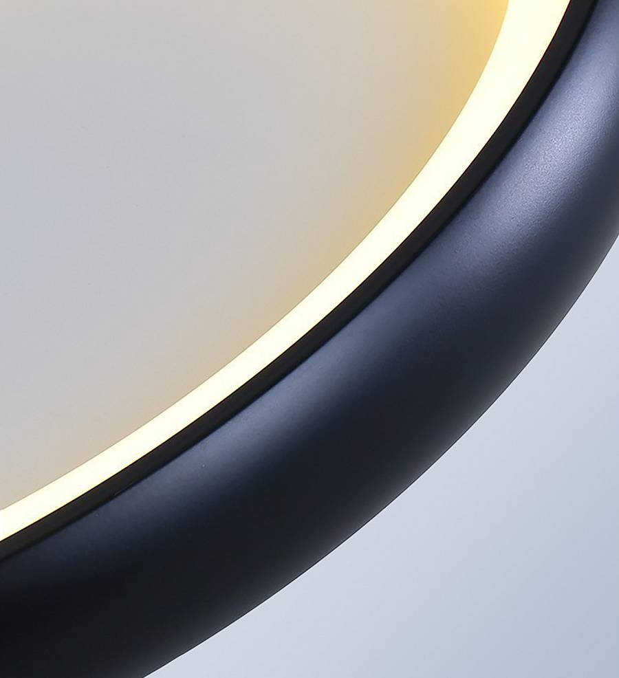 Φωτιστικό οροφής led μαύρο 3CCT Dimmable by remote control 40w 3650Lm