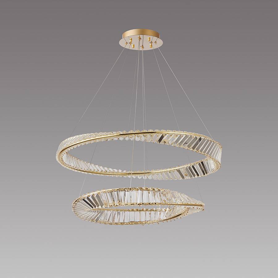 PDC 701-2 LED ΧΡΥΣΟI ΚΥΜΑΤΙΣΤΟI ΚΥΚΛΟI 40+60EK ΜΕ ΚΡΥΣΤΑΛΑ