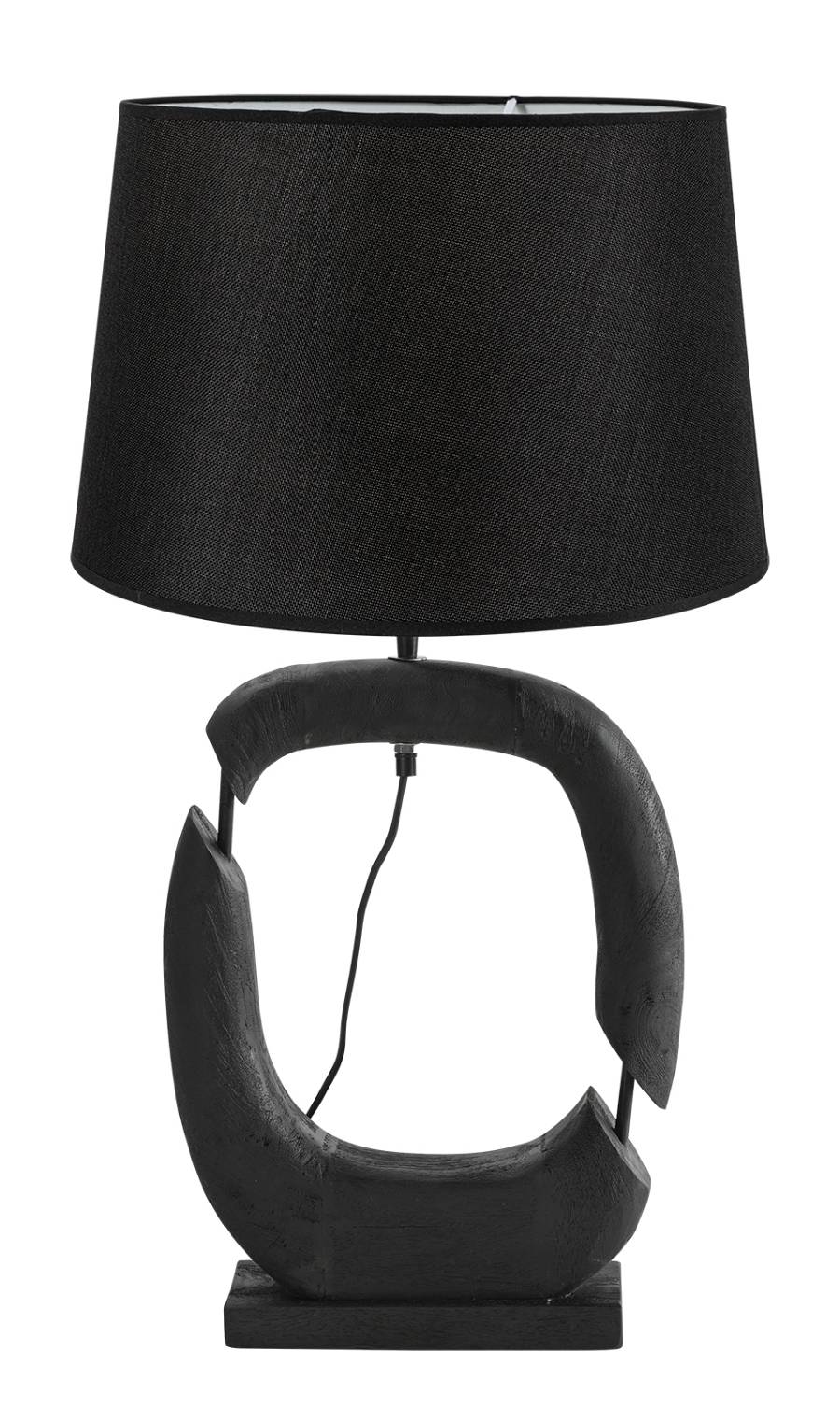 TLI 6330 BK ΕΠΙΤΡΑΠΕΖΙΑ ΛΑΜΠΑ ΜΑΥΡΗ ΞΥΛΟ ΠΑΡΑΛ/ΜΟ ΜΕ ΑΜΠΑΖΟΥΡ