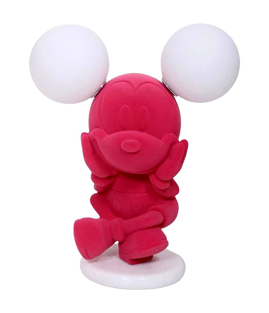 TLC 1115 RD MICKEY ΚΟΚΚΙΝΟ ΜΕ ΦΩΤΙΖΟΜΕΝΑ ΑΥΤΙΑ 2xG9