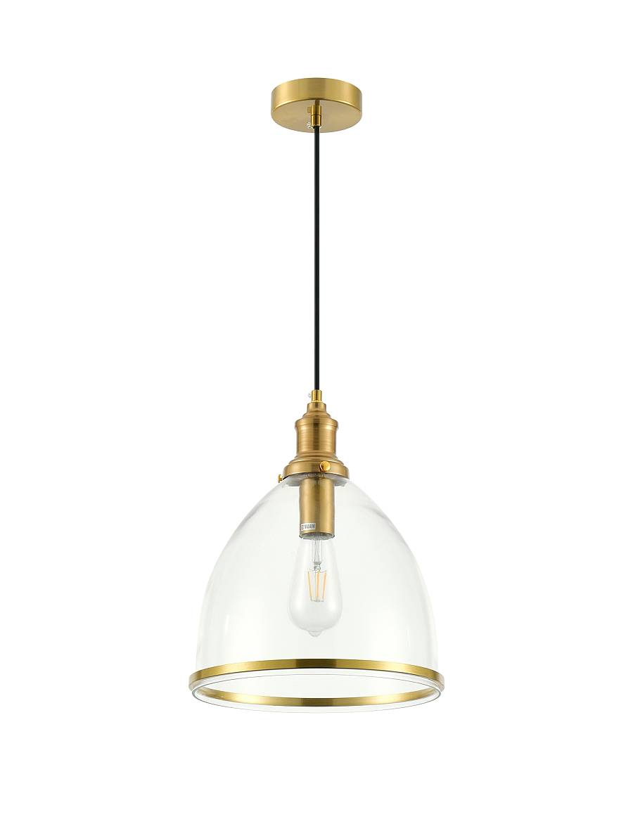 PDC 1491 AB 1/Φ ΔΙΑΦΑΝΗ ΓΥΑΛΙΝΗ ΚΑΜΠΑΝΑ ΜΕ ΜΠΟΡΝΤΟΥΡΑ ΟΞΥΝΤΕ 1ΧΕ27