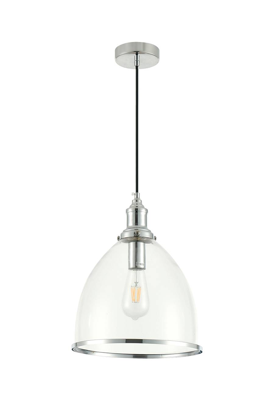 PDC 1491 CR 1/Φ ΔΙΑΦΑΝΗ ΓΥΑΛΙΝΗ ΚΑΜΠΑΝΑ ΜΕ ΜΠΟΡΝΤΟΥΡΑ ΑΣΗΜΙ 1ΧΕ27