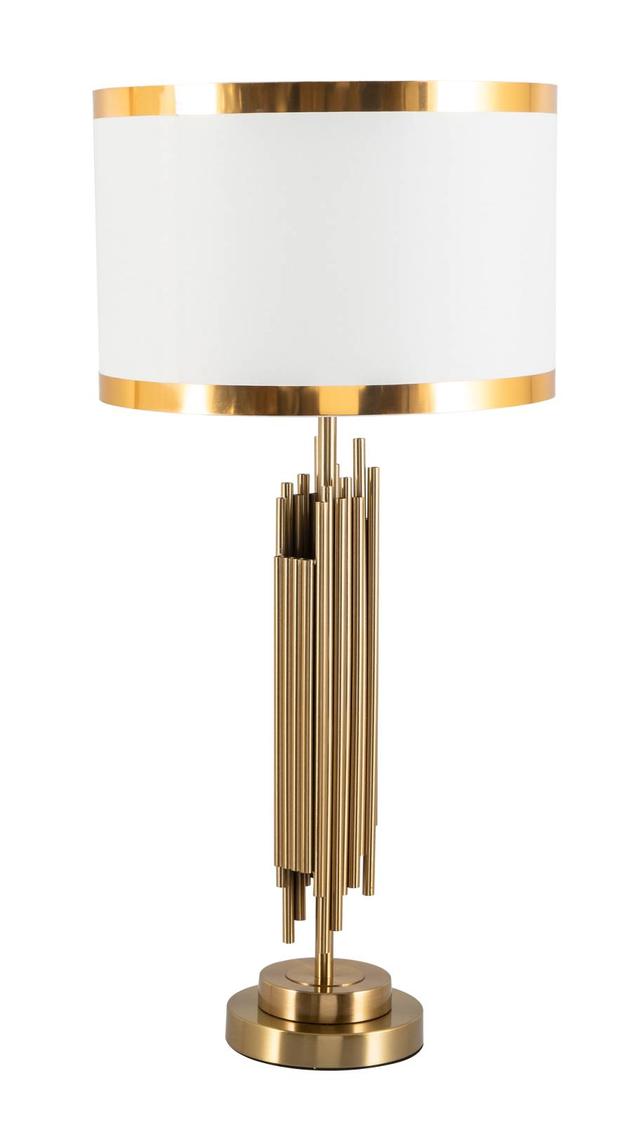 TLC 8801 AB ΕΠΙΤΡΑΠΕΖΙΑ ΛΑΜΠΑ ΟΞΥΝΤΕ ΜΕ ΒΕΡΓΕΣ ΑΜΠΑΖΟΥΡ ΜΠΕΖ ΧΡΥΣΟ ΣΙΡΙΤΙ 1xE27