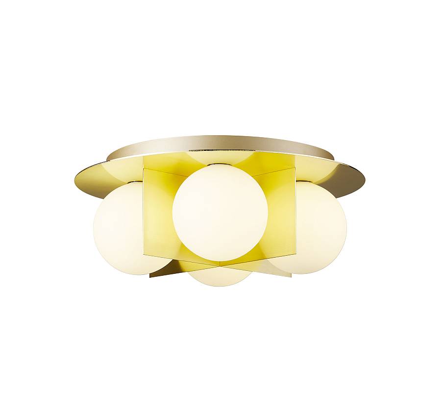 CCC 551 GD ΠΛΑΦΟΝΙΕΡΑ ΜΕΤΑΛΛΙΚΗ ΒΑΣΗ ROZ ΧΡΥΣO ΜΕ 4 ΜΠΑΛΕΣ 4xG9