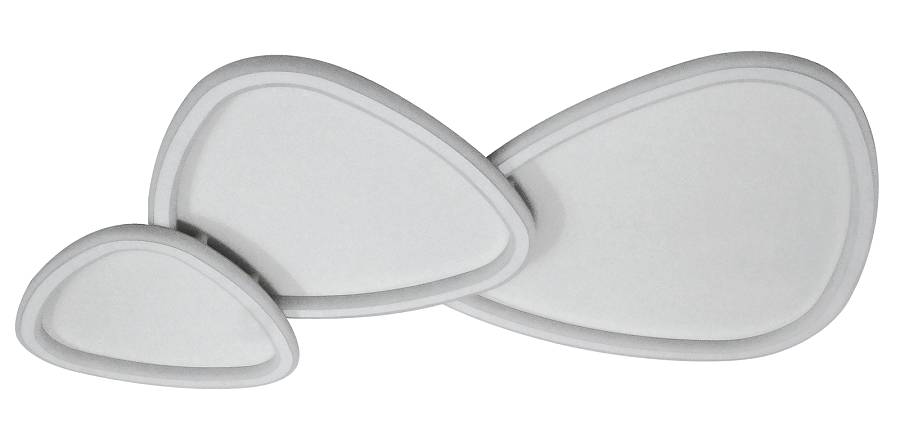 CCC 712-2 ΠΛΑΦΟΝΙΕΡΑ LED ΛΕΥΚΗ 3 ΒΟΤΣΑΛΑ