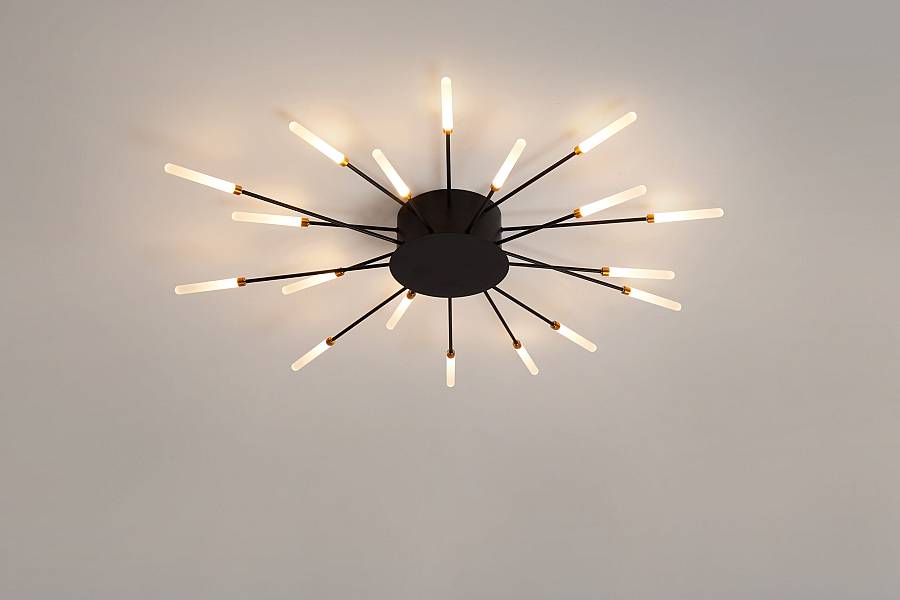 CCC 709-18 # LED ΟΡΟΦΗΣ ΜΑΥΡΟ ΑΚΤΙΝΕΣ