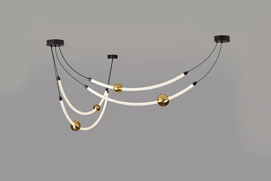 CCC 705-2 LED 4 ΣΩΛΗΝΕΣ ΜΕ ΧΡΥΣΗ ΔΙΑΚΟΣΜΗΤΙΚΗ ΜΠΑΛΑ